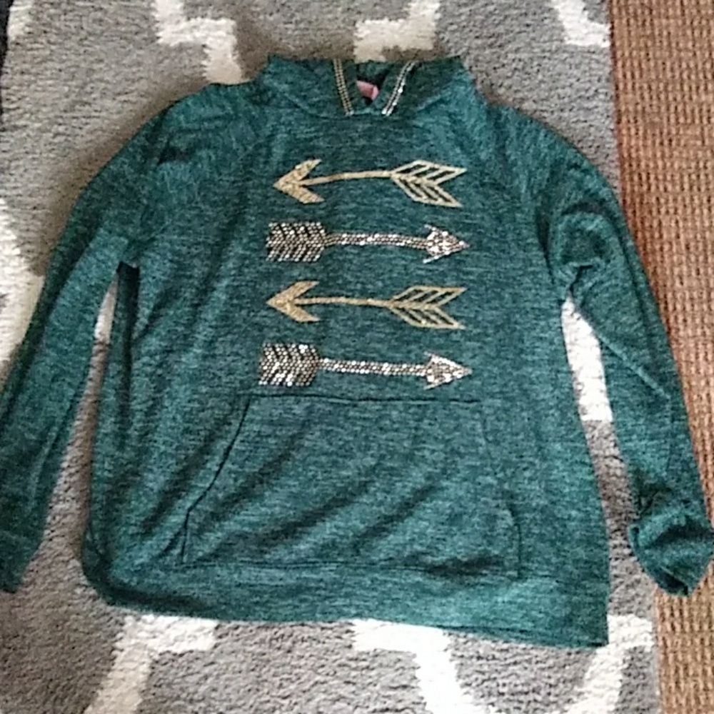 Sparkle rhinestone hoodie